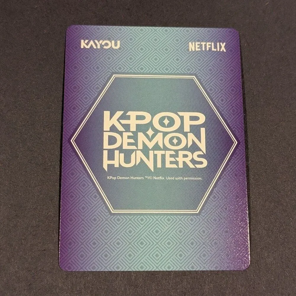 Kayou K-Pop Demon Hunters Jinu Saja Boys Soda Pop SSR Card KPDH01-SSR-004